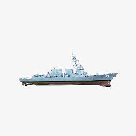 3D USS Daniel Inouye LOD2 model